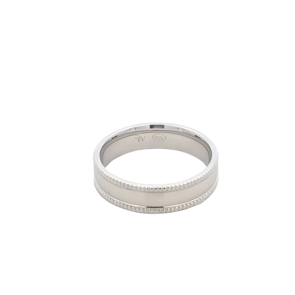 Savanah 925 Sterling Silver Wedding Band Ring | SilverWorks