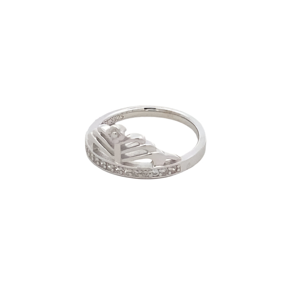 Trinity 925 Sterling Silver Crown Ring | SilverWorks