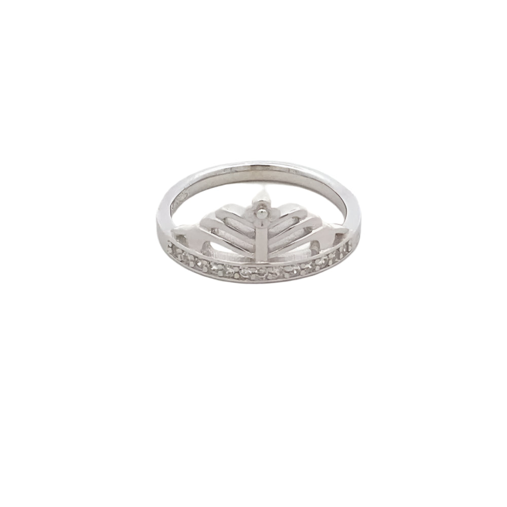 Trinity 925 Sterling Silver Crown Ring | SilverWorks