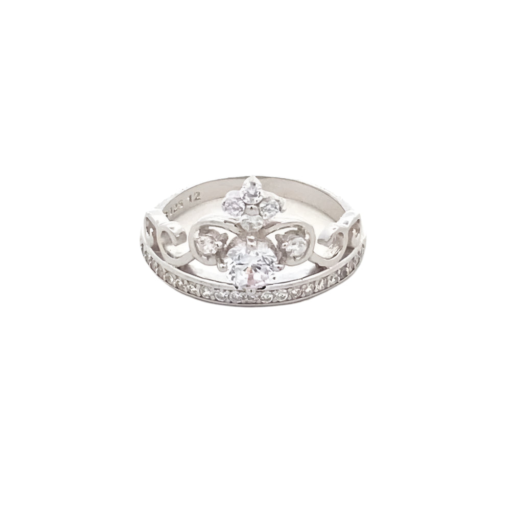 Tiffany 925 Sterling Silver Crown Ring | SilverWorks