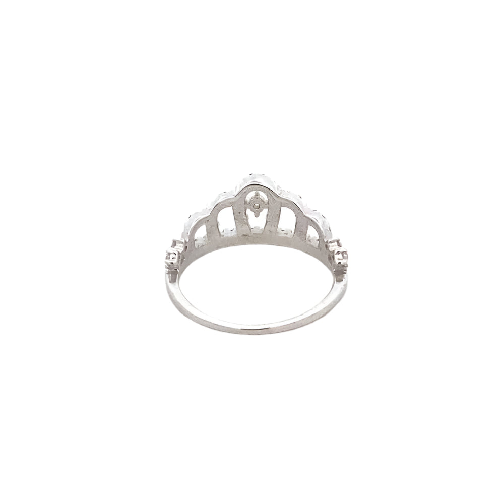 Tabitha 925 Sterling Silver Crown Ring | SilverWorks