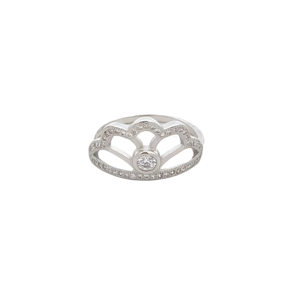 Anita 925 Sterling Silver Crown Ring | SilverWorks