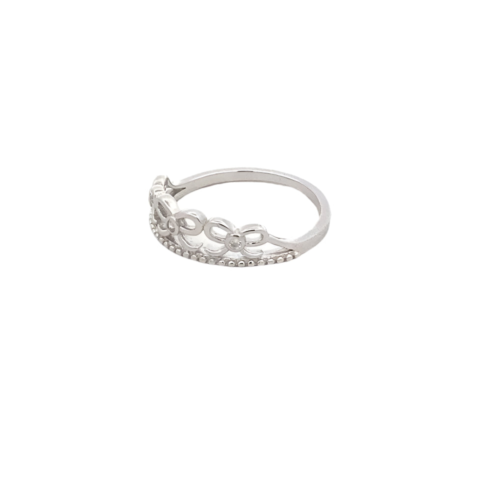 
                      
                        Annette 3 Ribbon 925 Sterling Silver Promise Ring | SilverWorks
                      
                    