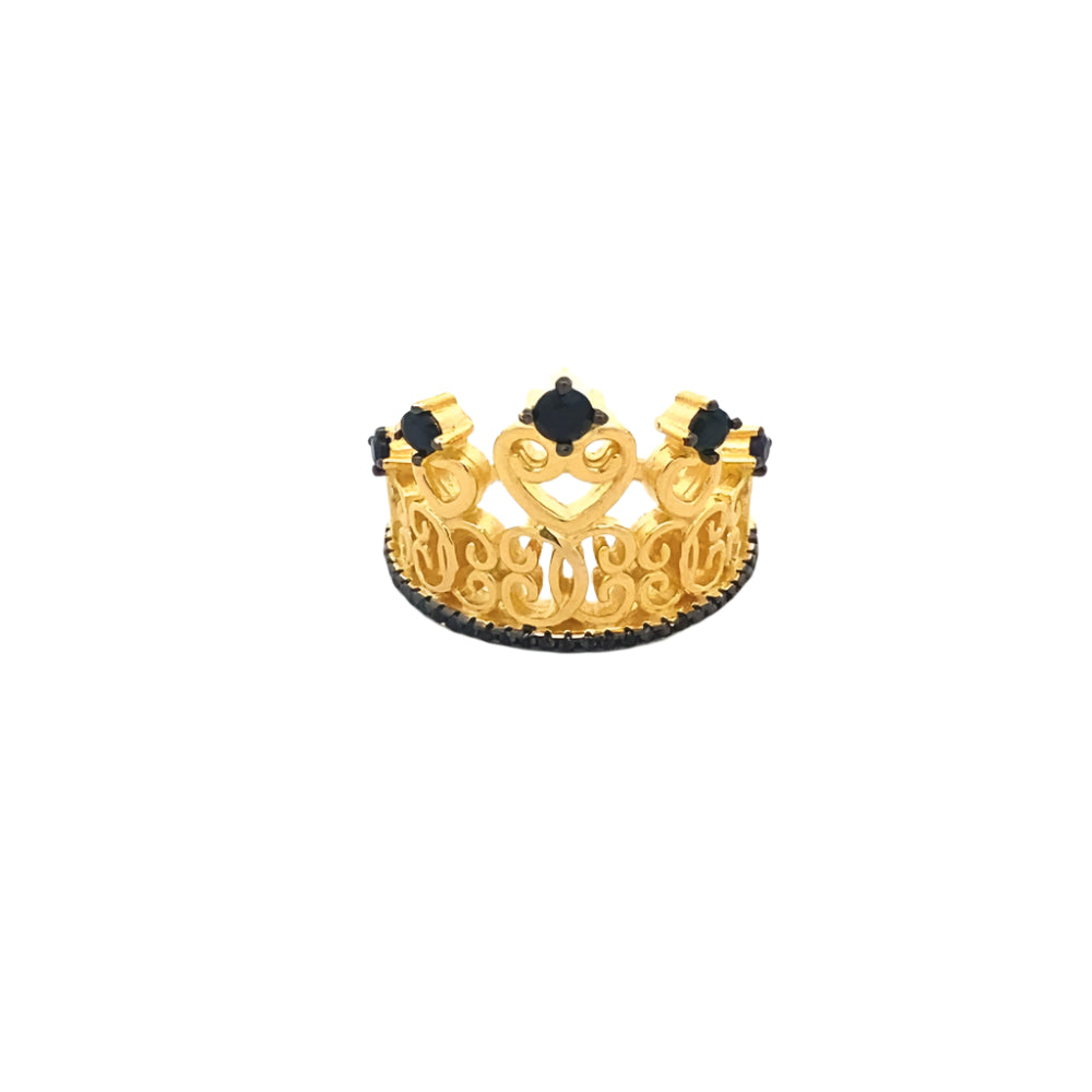 Annamaria 925 Sterling Silver Crown Ring | SilverWorks