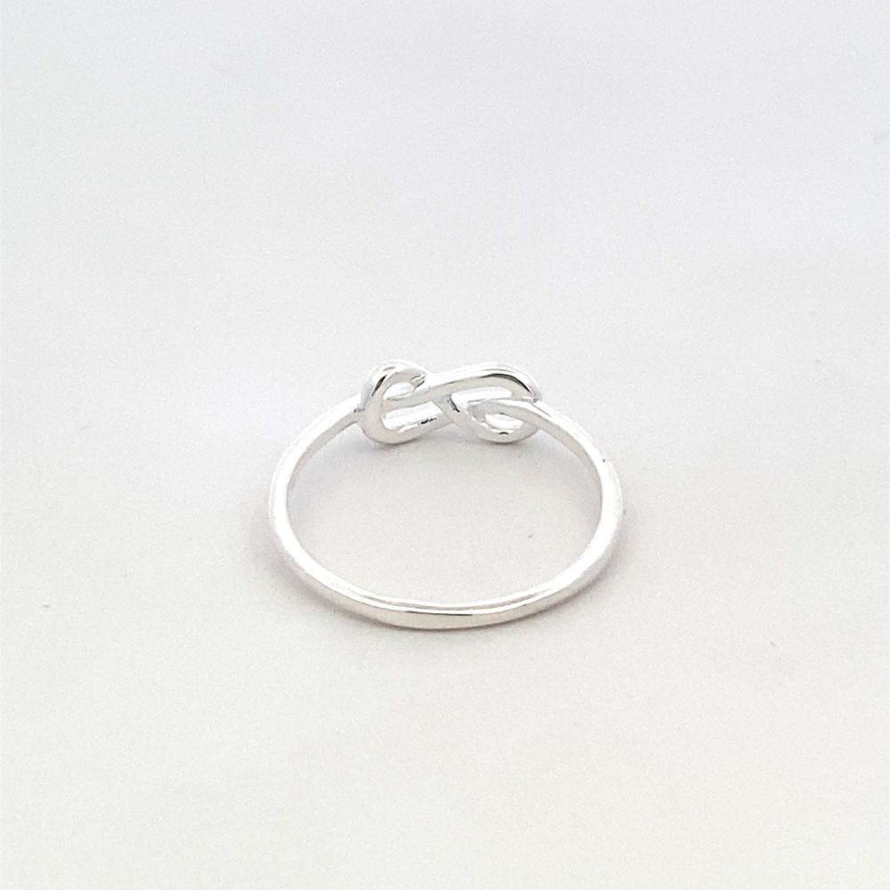 
                      
                        Ameya Infinity Knot 925 Sterling Silver Promise Ring | SilverWorks
                      
                    