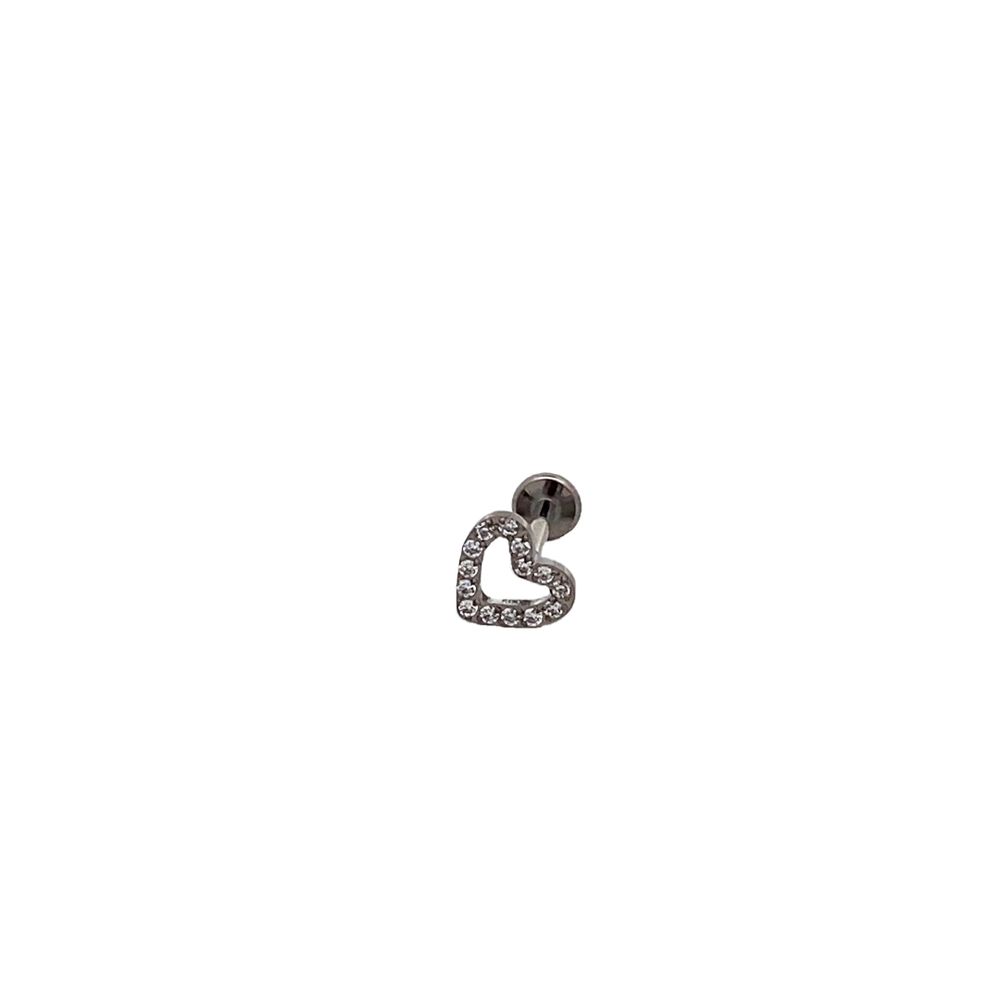 Maya Silver Labret Earring