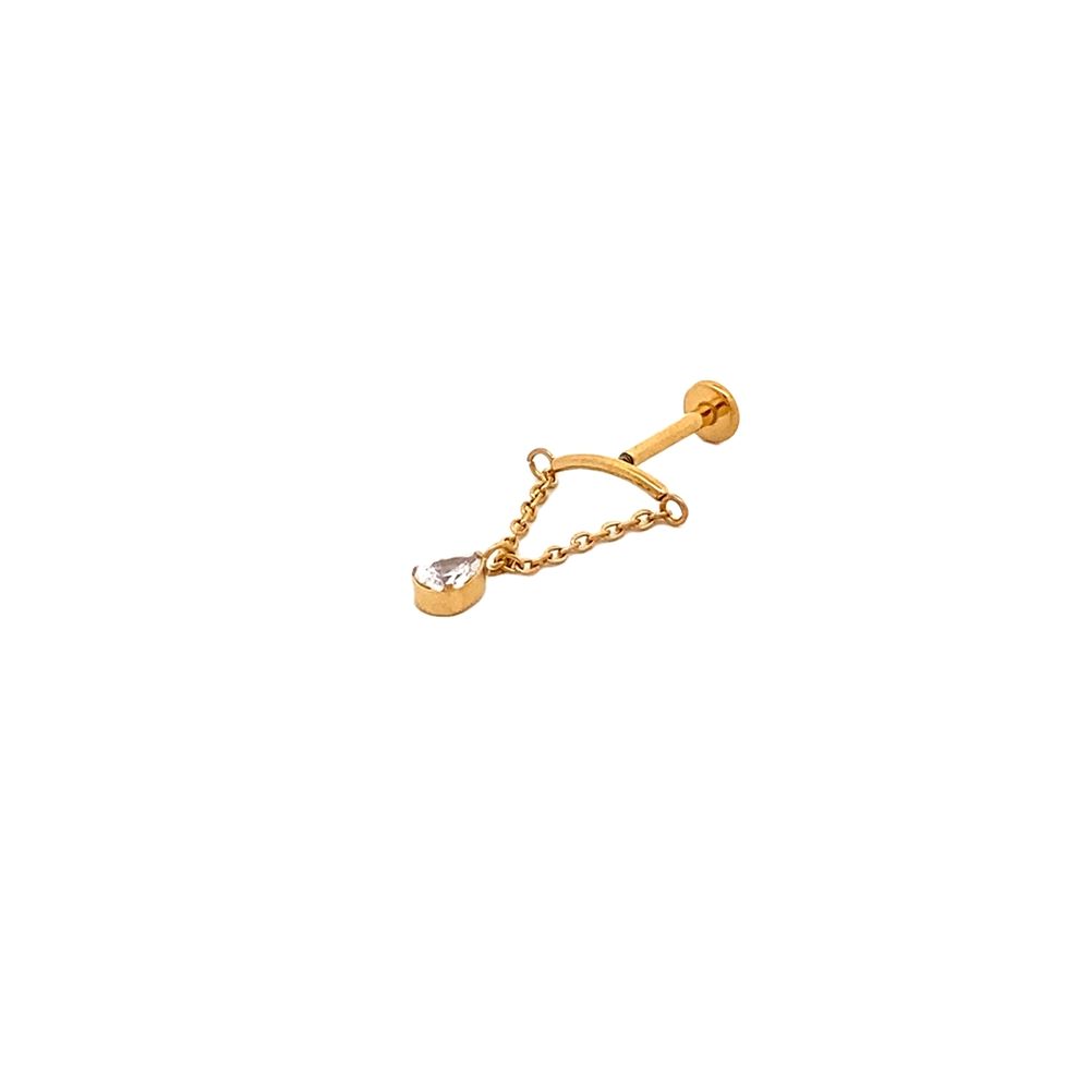 
                      
                        Macy Gold Plated Labret Earring
                      
                    