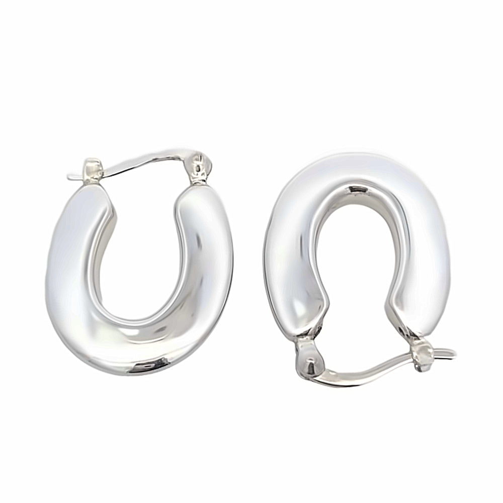 Bridget Hoop 925 Sterling Silver Earrings