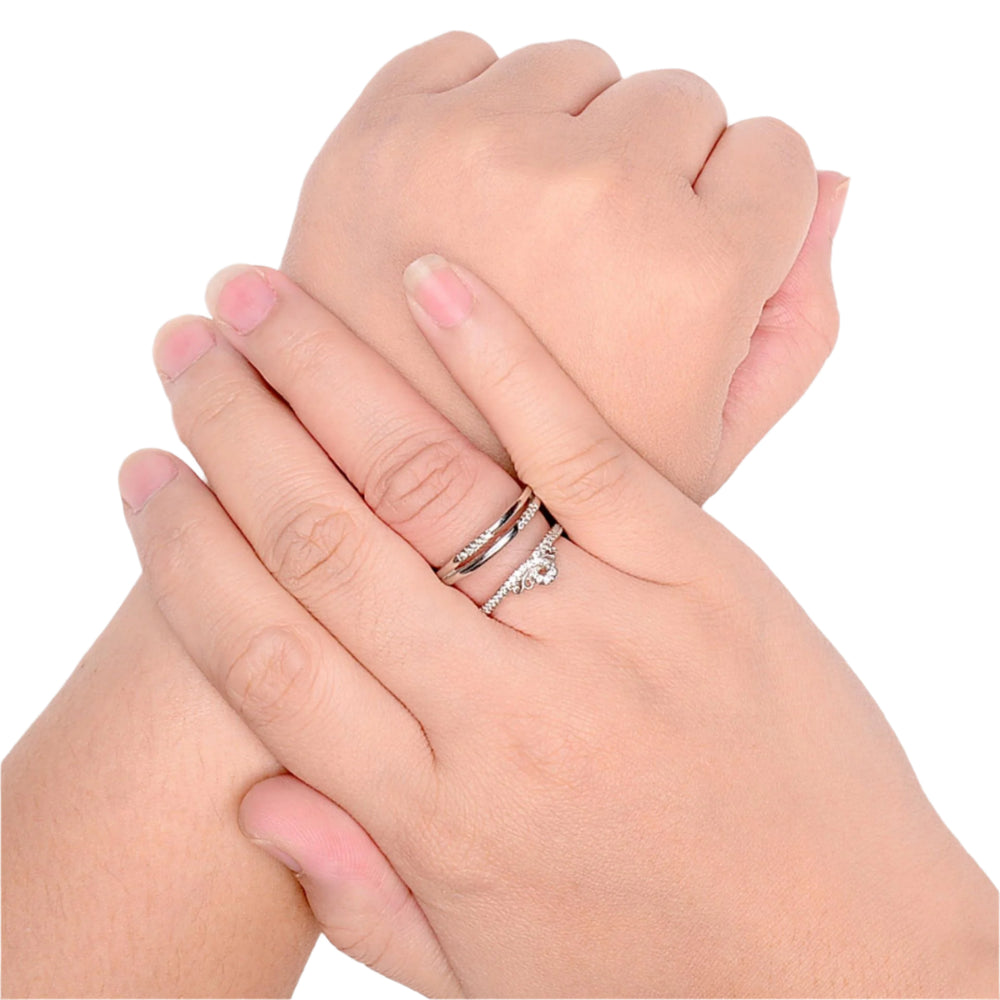 
                      
                        Lydia 925 Sterling Silver Crown Adjustable Ring | SilverWorks
                      
                    