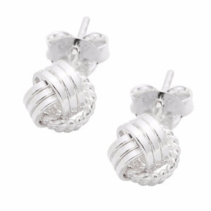 Love knot Design Stud Earrings