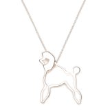 Milo Poodle 925 Sterling Silver Pendant Necklace | SilverWorks