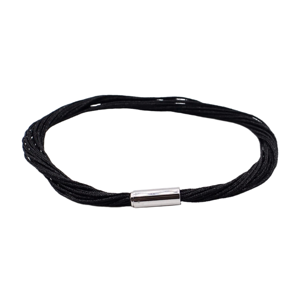 Edward Threaded Leather Bracelet | SilverWorks