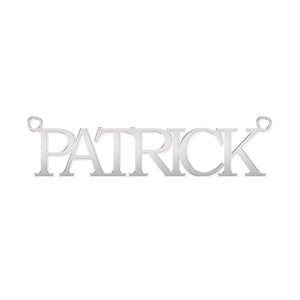 Patrick Personalized Name 925 Sterling Silver Pendant Philippines | Silverworks