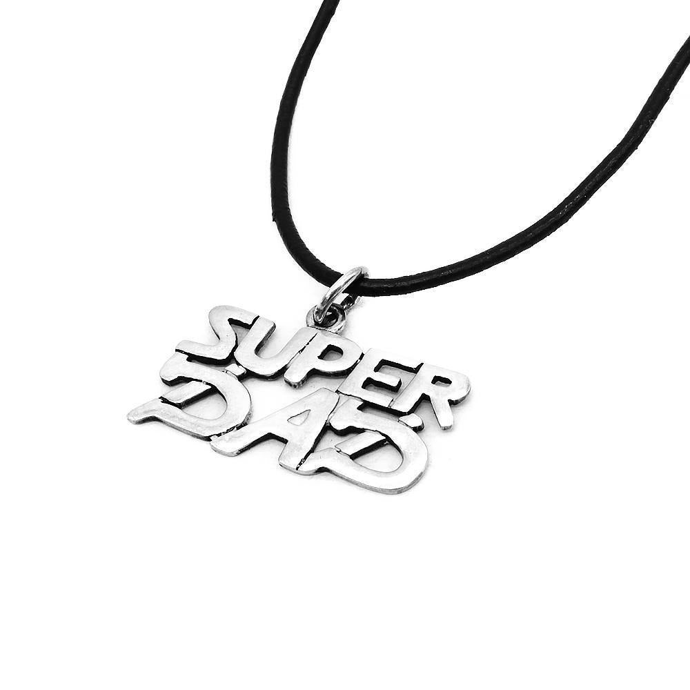 Ash "Super Dad" 925 Sterling Pendant in Wax Tail Necklace | SilverWorks