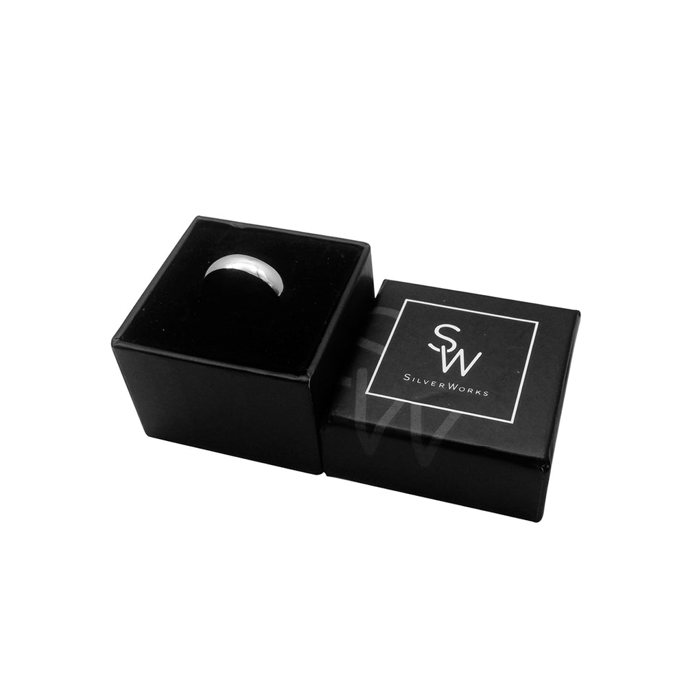 
                      
                        Inayah 925 Sterling Silver Wedding Band Ring | SilverWorks
                      
                    