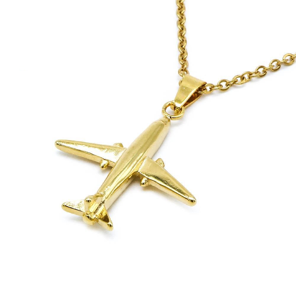Airplane Design Necklace