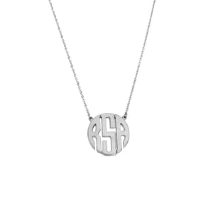 
                
                    Load image into Gallery viewer, 3-Letter Round Name Necklace
                
            
