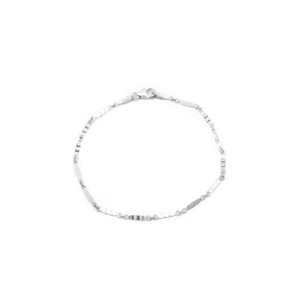 Diamond Cut Linked Beads Bracelet