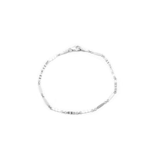 
                
                    Load image into Gallery viewer, Diamond Cut Linked Beads 925 Sterling Silver Bracelet Philippines | Silverworks
                
            