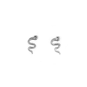 Slithering Snake Stud 925 Sterling Silver Earrings Philippines | Silverworks