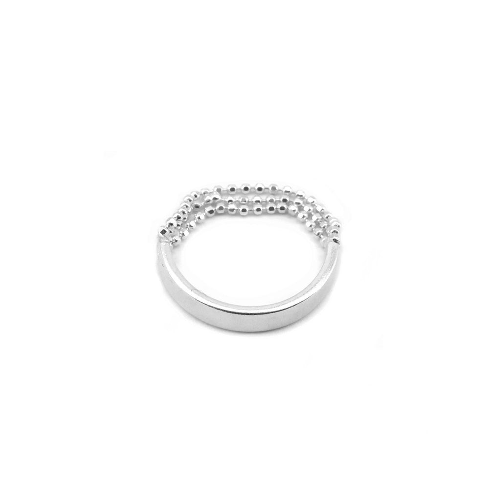 Dahlia Dancing 925 Sterling Silver Ring | SilverWorks