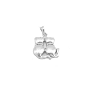 Twin Cat 925 Sterling Silver Pendant Philippines | Silverworks