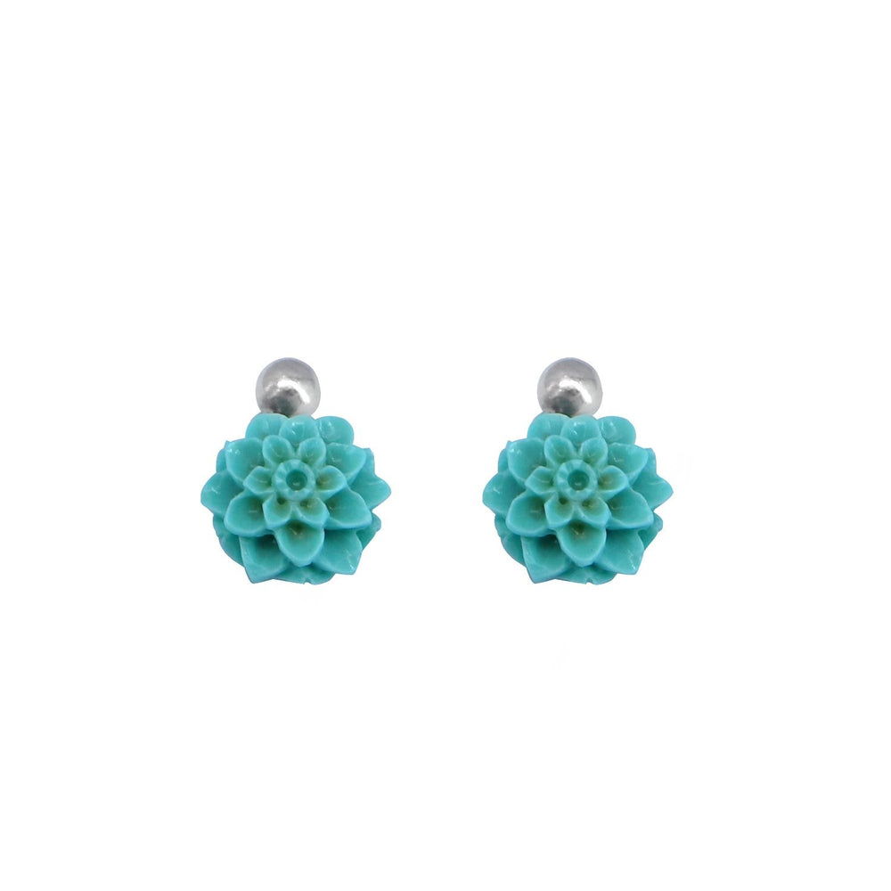 Agate Flower 925 Sterling Silver Dangling Earrings Philippines | Silverworks