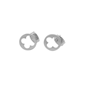 Open Clover SARA Stainless Steel Hypoallergenic Earrings Philippines | Silverworks