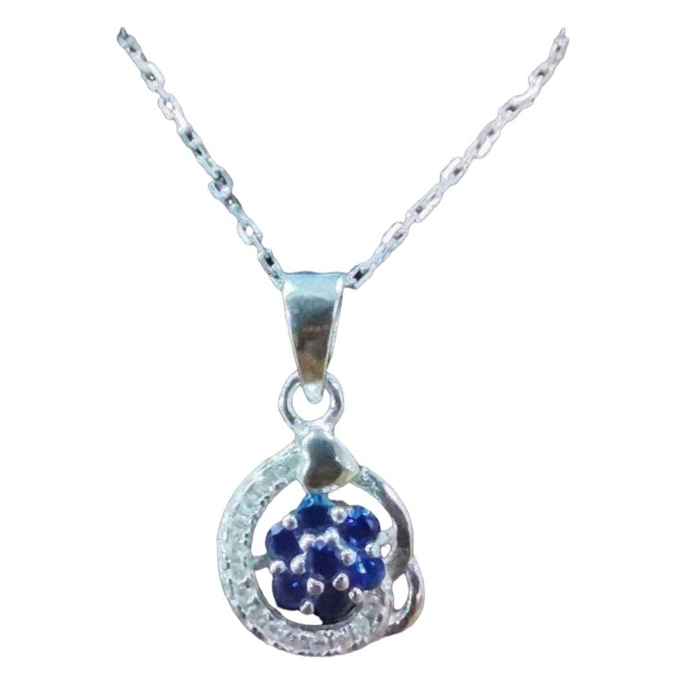 Jules Flower 925 Sterling Silver Pendant Necklace | SilverWorks