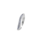 Adjustable Ring with Zirconia in Middle