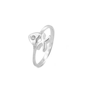 
                
                    Load image into Gallery viewer, Heart-Headed Fish with Zirconia Ladies 925 Sterling Silver Ring Philippines | Silverworks
                
            