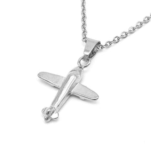 Turboprop Aircraft Stainless Steel Hypoallergenic Necklace Philippines | Silverworks