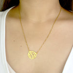 3-Letter Round Name Necklace