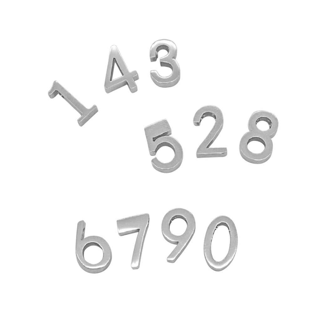 DIY Number Stainless Steel Pendant | SilverWorks
