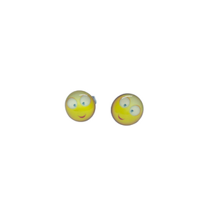 
                
                    Load image into Gallery viewer, Emoji Stainless Steel Hypoallergenic Stud Earrings Philippines | Silverworks
                
            