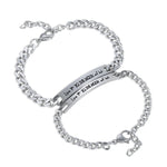 Love You To The Moon and Back Couple Bracelet