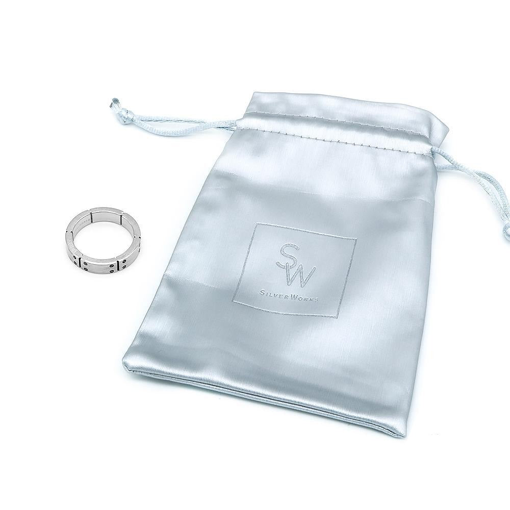 
                      
                        Cal Screw Design Stainless Steel Ring | SilverWorks
                      
                    