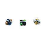 Set of 3 Multi-Colored Magnetic Earrings