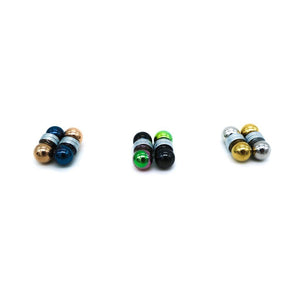 Set of 3 Multi-Colored Stainless Steel Hypoallergenic Magnetic Earrings Philippines | Silverworks