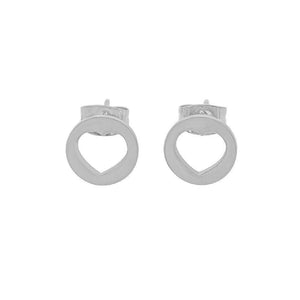 Open Heart SWIV Stainless Steel Hypoallergenic Earrings Philippines | Silverworks