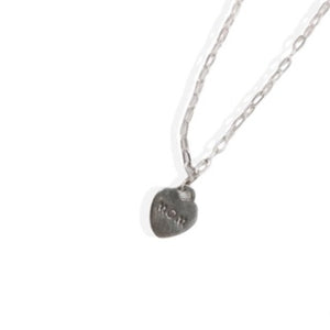 Silverworks Heart Lock with Mom Engraved in Leatherette Bracelet - Mother's Day Collection B4467