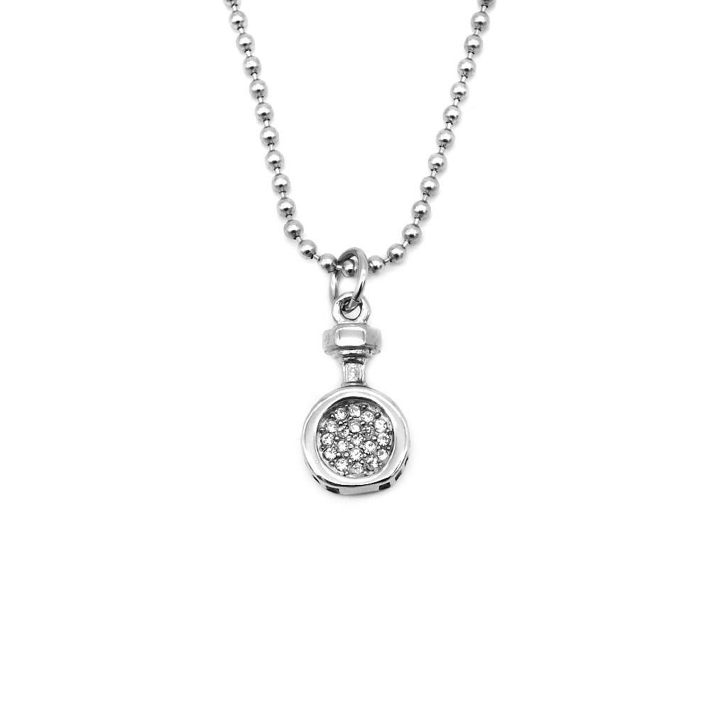 Peri Potion Bottle Stainless Steel Pendant Necklace | SilverWorks