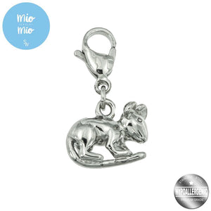 
                
                    Load image into Gallery viewer, Mio Mio by Silverworks Chinese Zodiac Rat Charm - Zodiac Sign Collection X1821
                
            