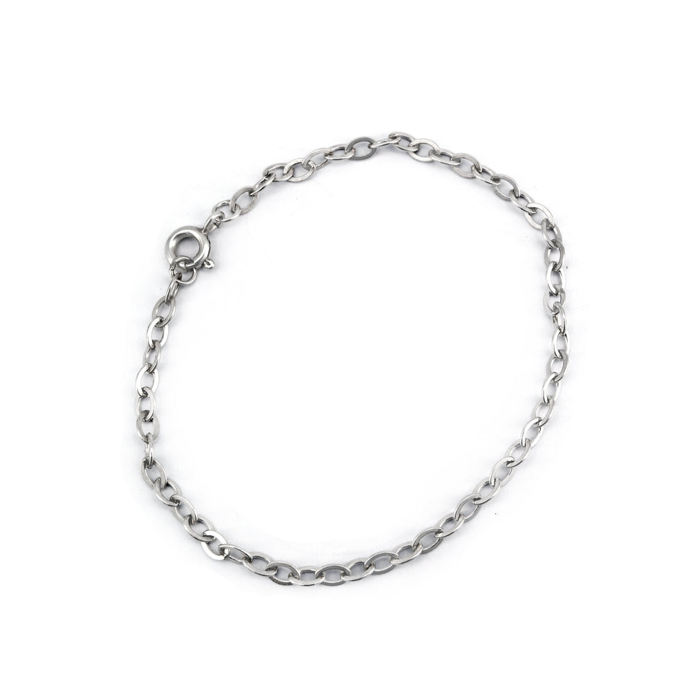 Coralie Cheval Links 925 Sterling Silver Chain Bracelet | SilverWorks