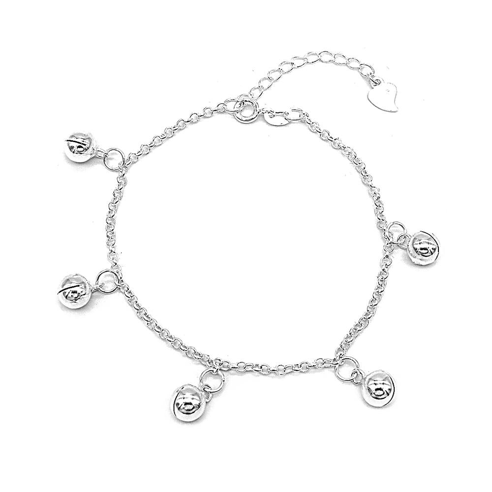 
                
                    Load image into Gallery viewer, Camilla 925 Sterling Silver with Ball Charms Bracelet Philippines | Silverworks
                
            