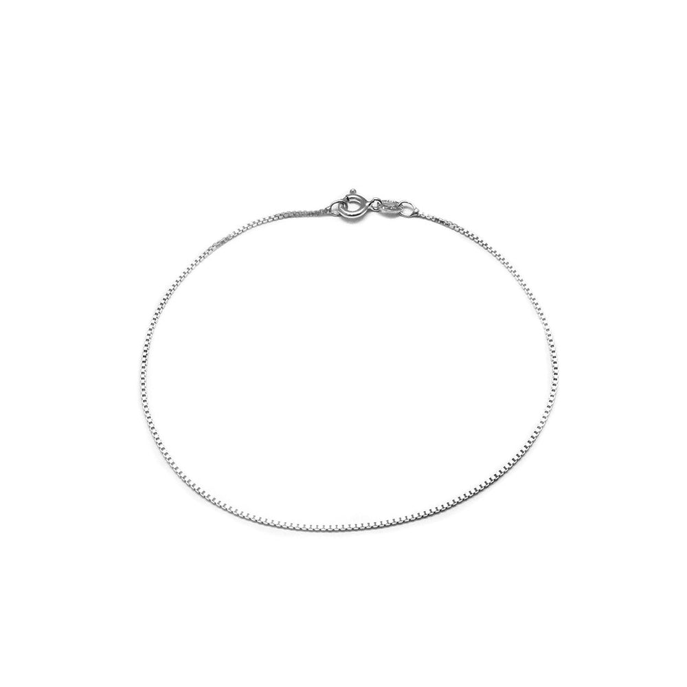 Cicely Silver Bracelet with Box Chain