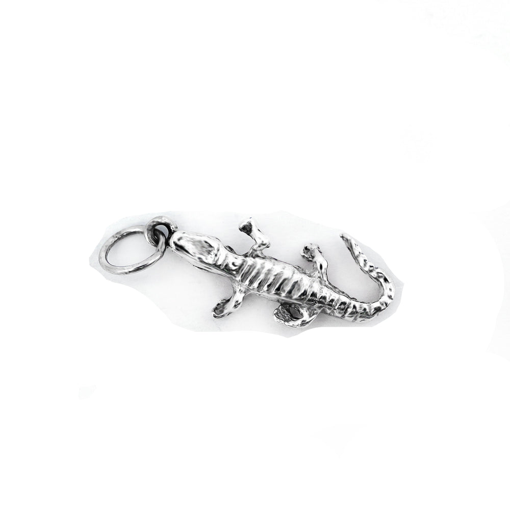 Moses Crocodile 925 Sterling Silver Pendant | SilverWorks