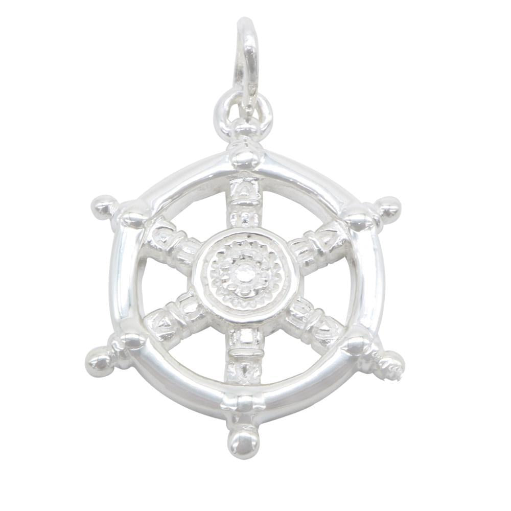 
                
                    Load image into Gallery viewer, Aillish Silver Captain Wheel Charm 925 Sterling Silver Bracelet Philippines | Silverworks
                
            