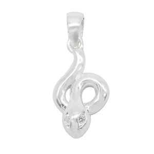 Arradine Snake with Cubic Zirconia 925 Sterling Silver Charms and Pendants Philippines | Silverworks
