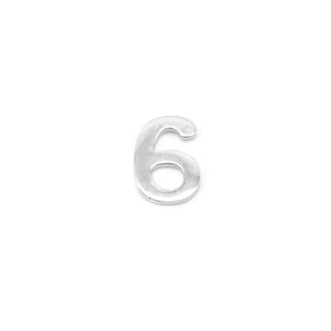 Polished Letters and Numbers 925 Sterling Silver Charm Philippines | Silverworks